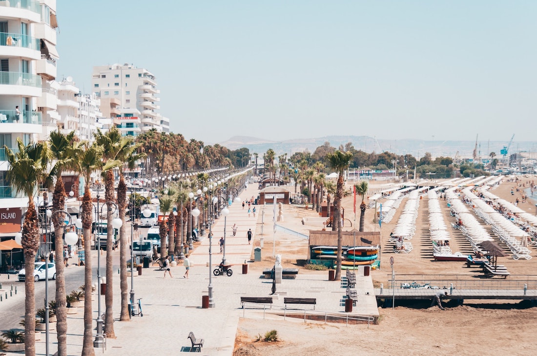 Larnaca promenade